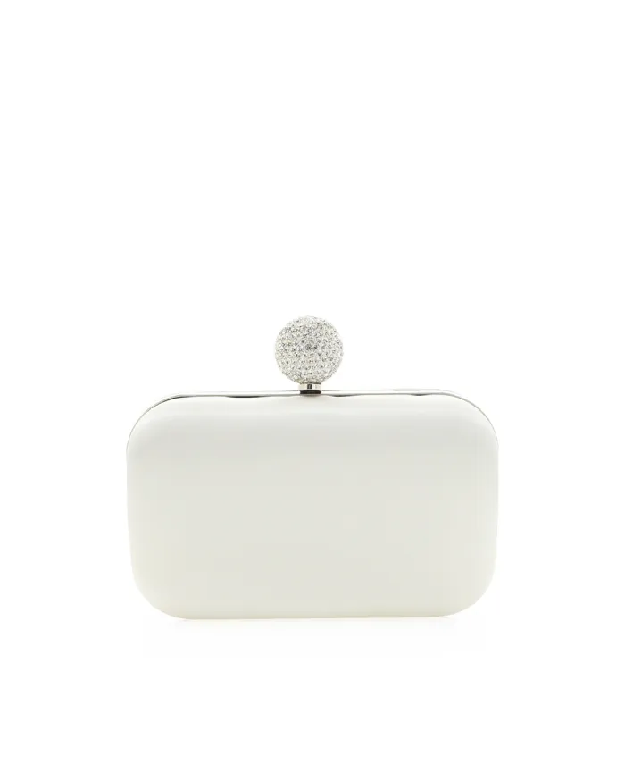 Accessories Billini Bags HANNA CLUTCH BAG WHITE SATIN
