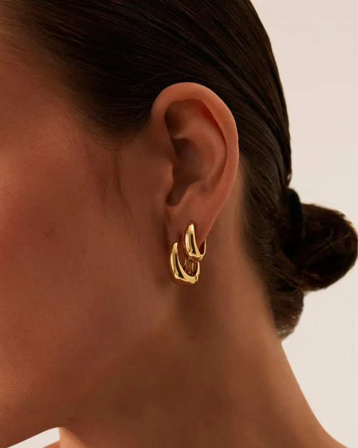 Accessories Billini Jewellery DIANCA 3 PACK EARRINGS GOLD PLATED 18K