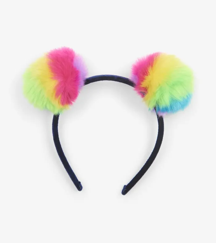Accessories Girls Hatley Prismatic Pom Poms Headband