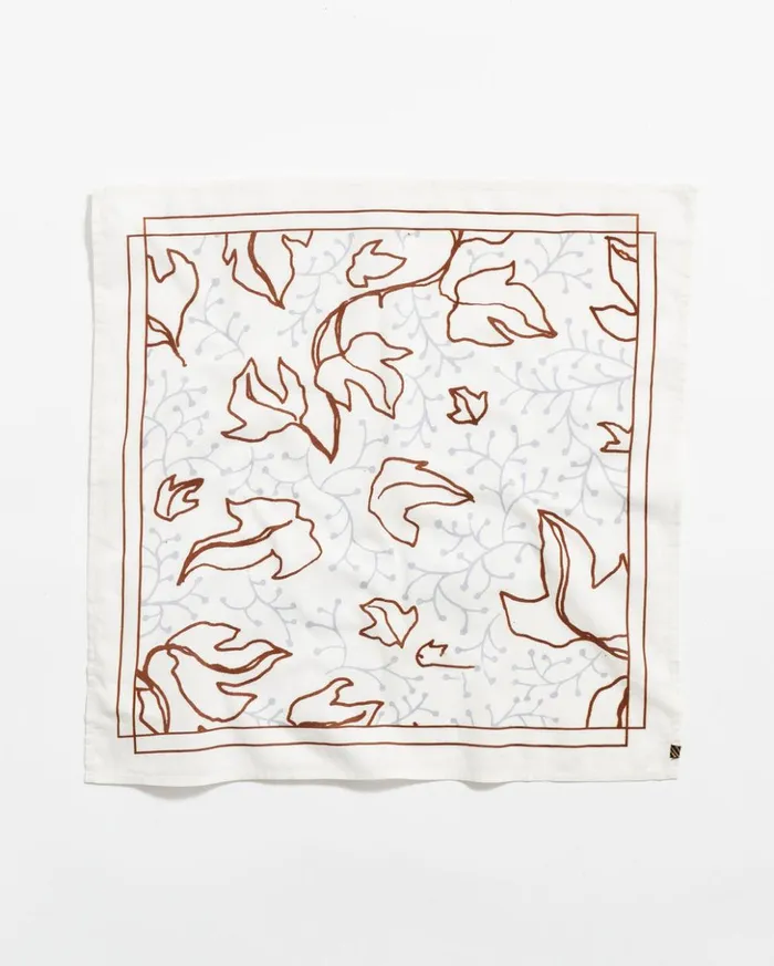 Accessories Men Billy Reid Climb Bandana Whisper White