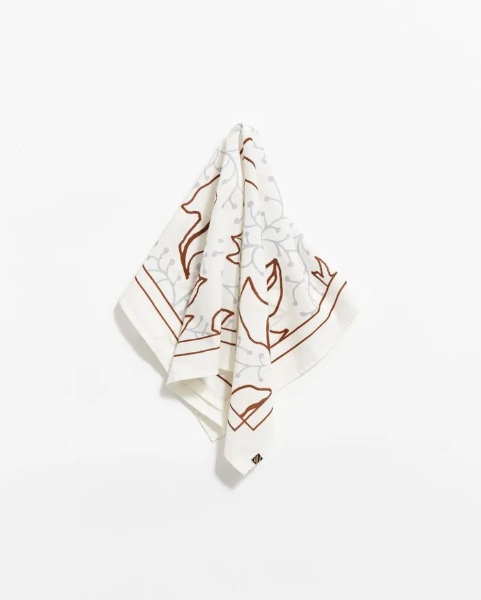 Accessories Men Billy Reid Climb Bandana Whisper White
