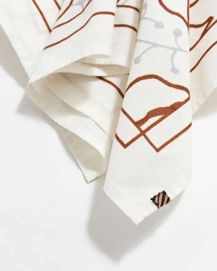 Accessories Men Billy Reid Climb Bandana Whisper White