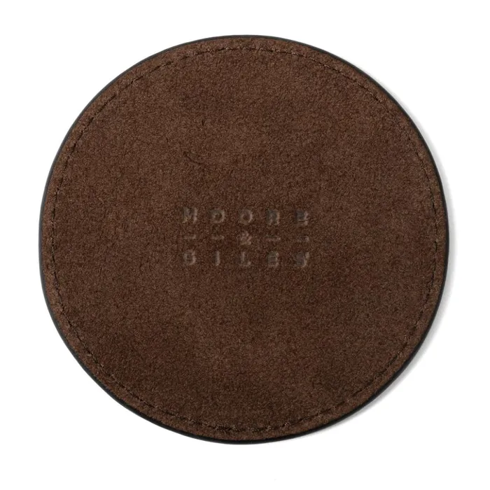 Accessories Men Billy Reid Leather Coaster Set Seven Hills Chocolate