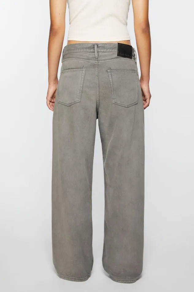 Acne Studios Baggy Fit Jeans 8211 1981F Anthracite Grey Women Jeans Acne Studios Baggy Fit Jeans 8211 1981F Anthracite Grey Women Jeans