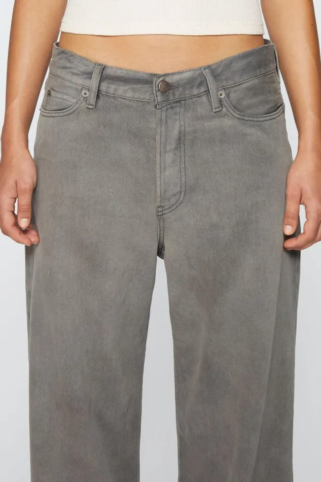Acne Studios Baggy Fit Jeans 8211 1981F Anthracite Grey Women Jeans Acne Studios Baggy Fit Jeans 8211 1981F Anthracite Grey Women Jeans