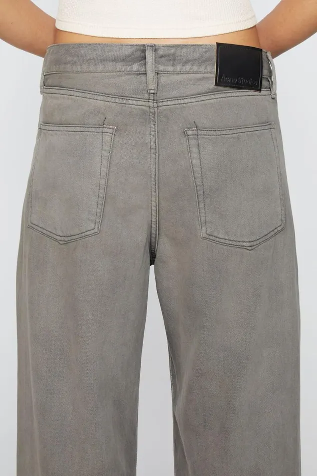 Acne Studios Baggy Fit Jeans 8211 1981F Anthracite Grey Women Jeans Acne Studios Baggy Fit Jeans 8211 1981F Anthracite Grey Women Jeans