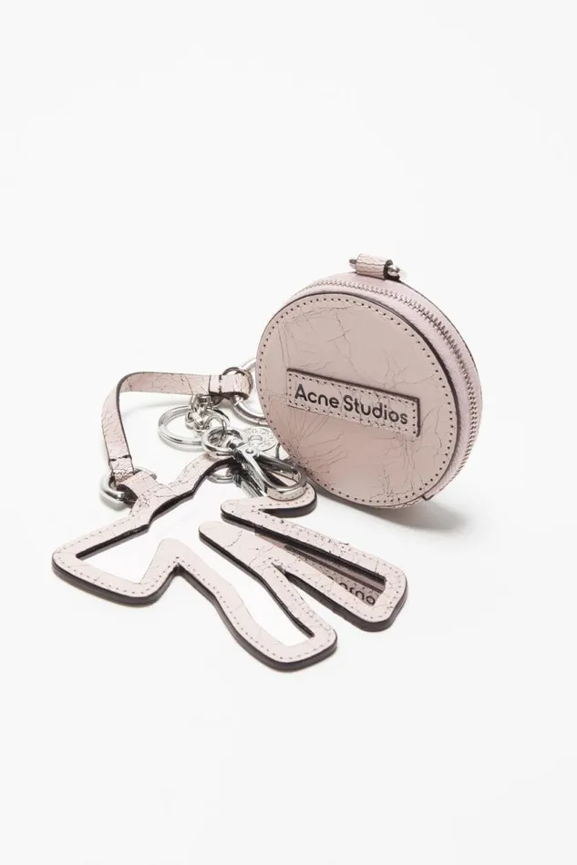 Acne Studios Coin Wallet And Bow Mirror Pastel Pink Women Small Leather Goods Acne Studios Coin Wallet And Bow Mirror Pastel Pink Women Small Leather Goods
