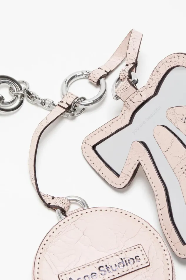 Acne Studios Coin Wallet And Bow Mirror Pastel Pink Women Small Leather Goods Acne Studios Coin Wallet And Bow Mirror Pastel Pink Women Small Leather Goods