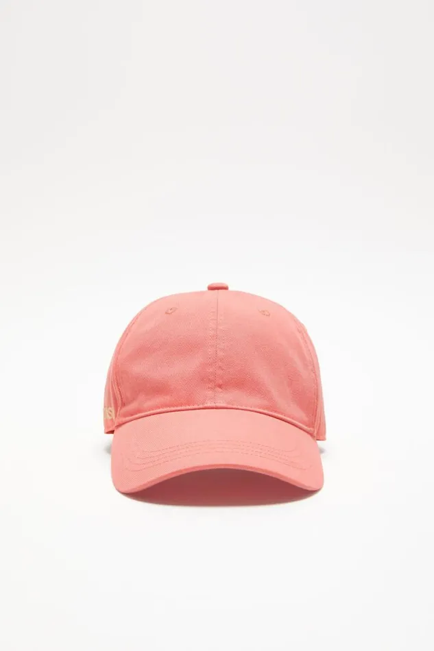 Acne Studios Cotton Twill Cap Pink Women Hats