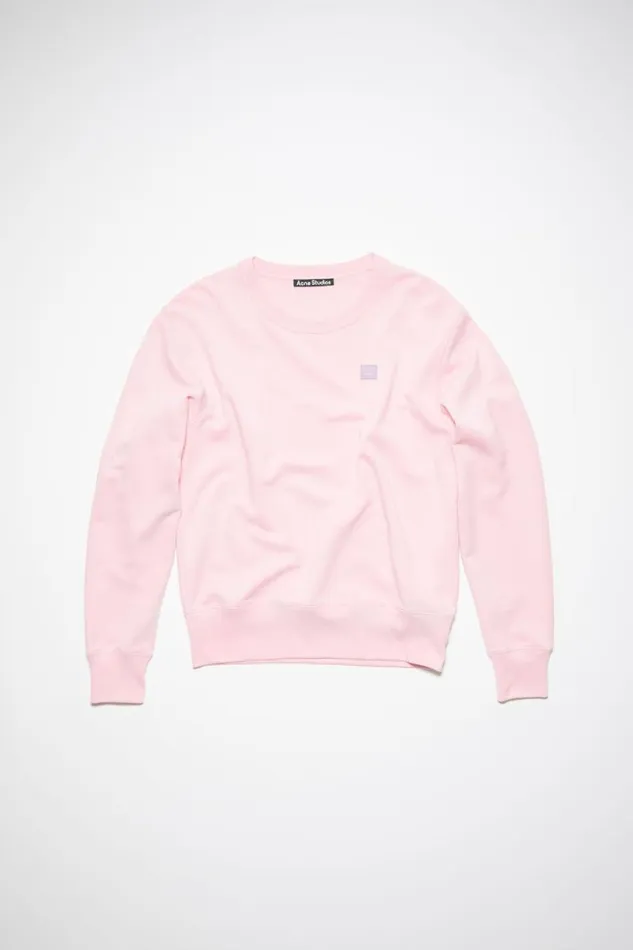 Acne Studios Crew Neck Sweater 8211 Regular Fit Light Pink Men Sweatshirts Acne Studios Crew Neck Sweater 8211 Regular Fit Light Pink Men Sweatshirts