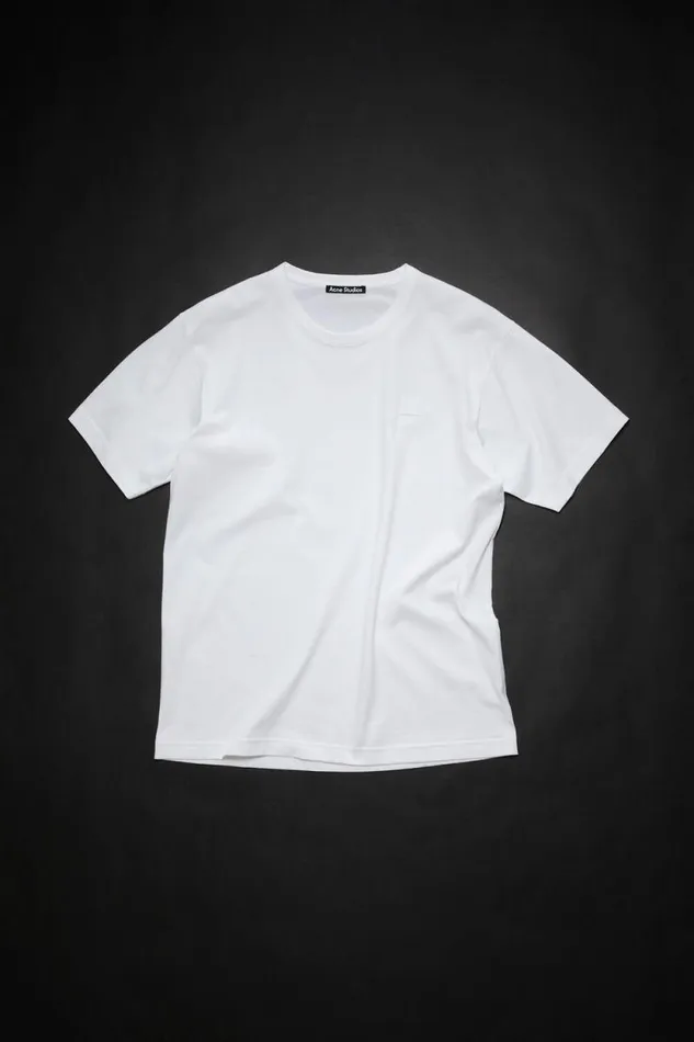 Acne Studios Crew Neck Tshirt 8211 Regular Fit Optic White Women Tshirts Acne Studios Crew Neck Tshirt 8211 Regular Fit Optic White Women Tshirts