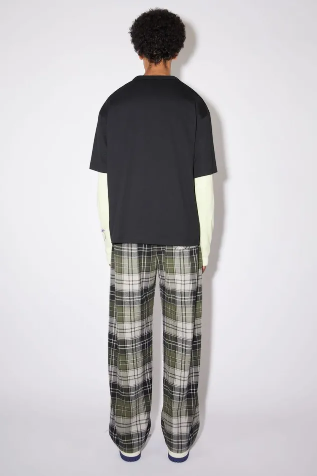 Acne Studios Crew Neck Tshirt Relaxed Fit Black Men Tshirts Acne Studios Crew Neck Tshirt Relaxed Fit Black Men Tshirts
