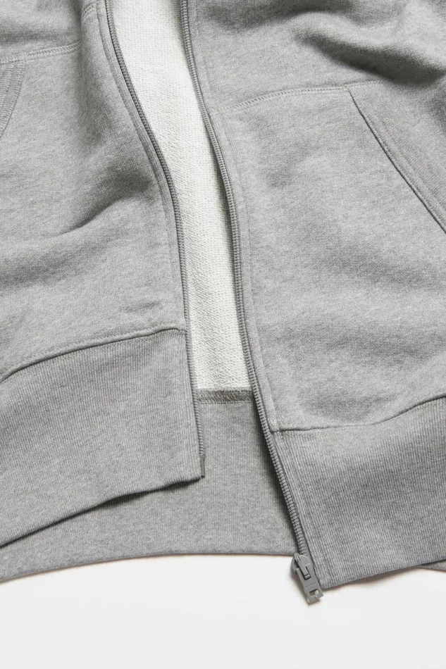 Acne Studios Hooded Zip Sweater Light Grey Melange Women Sweatshirts Acne Studios Hooded Zip Sweater Light Grey Melange Women Sweatshirts