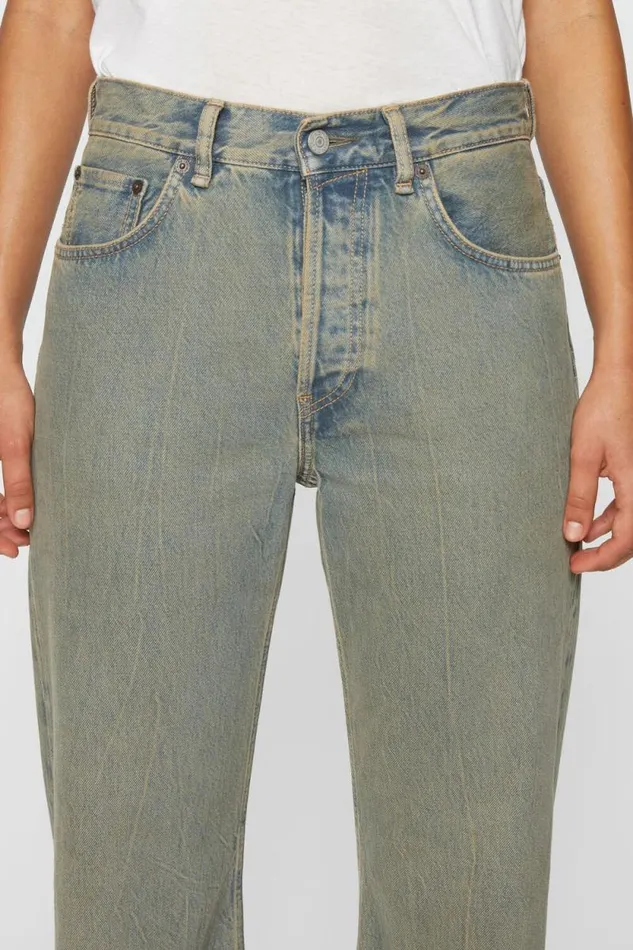 Acne Studios Loose Fit Jeans 8211 2021F Bluebeige Women Jeans Acne Studios Loose Fit Jeans 8211 2021F Bluebeige Women Jeans