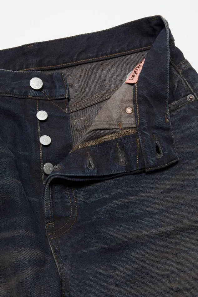 Acne Studios Loose Fit Jeans 8211 2021F Dark Blue Women Jeans Acne Studios Loose Fit Jeans 8211 2021F Dark Blue Women Jeans