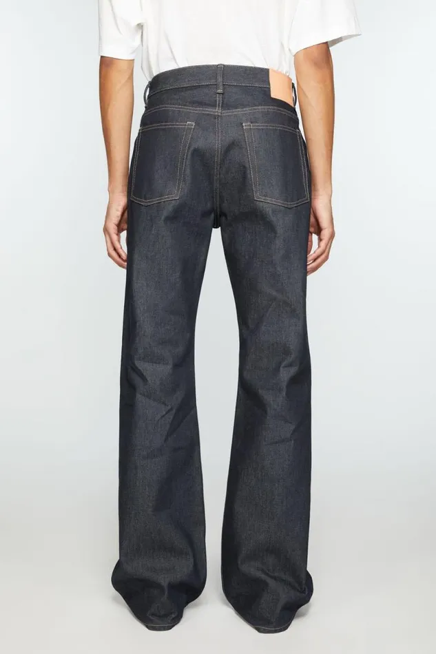 Acne Studios Loose Fit Jeans 8211 2021M Indigo Blue Men Jeans Acne Studios Loose Fit Jeans 8211 2021M Indigo Blue Men Jeans