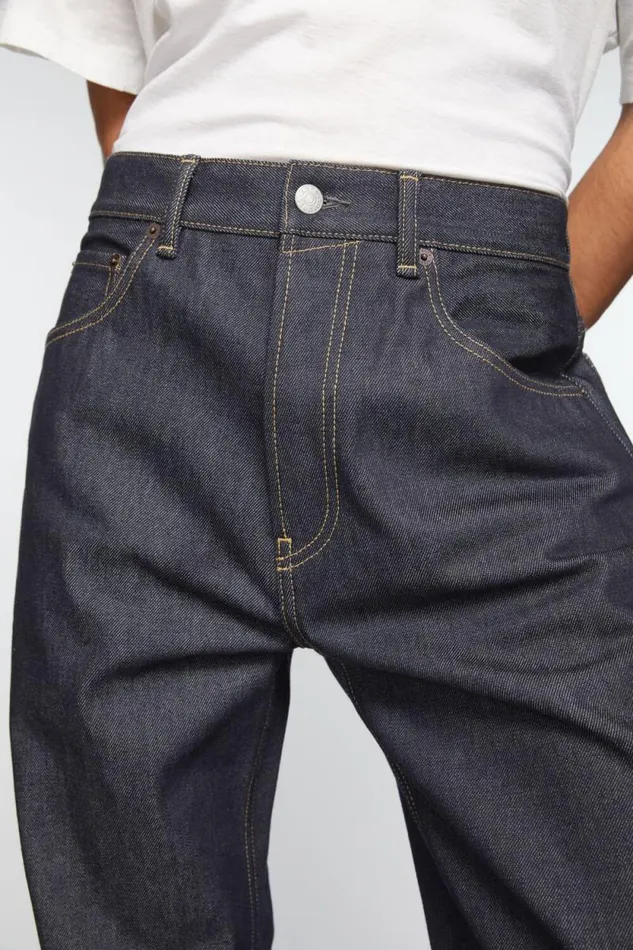 Acne Studios Loose Fit Jeans 8211 2021M Indigo Blue Men Jeans Acne Studios Loose Fit Jeans 8211 2021M Indigo Blue Men Jeans