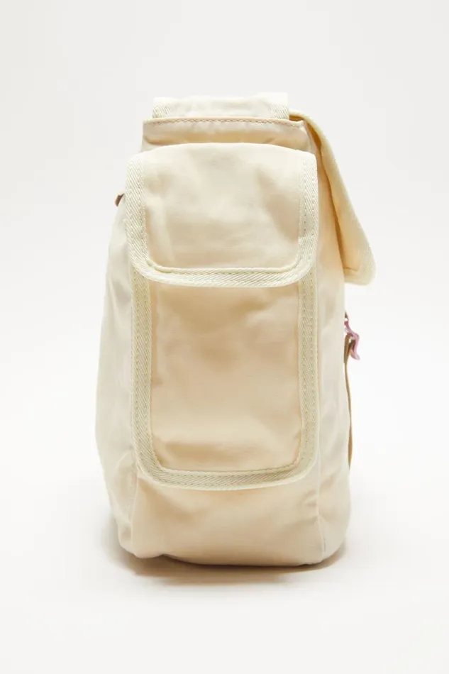 Acne Studios Messenger Bag Cream Beigebeige Men Bags Acne Studios Messenger Bag Cream Beigebeige Men Bags