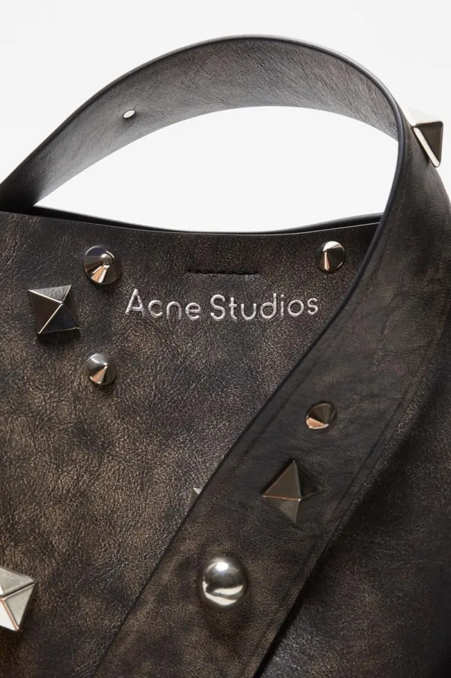 Acne Studios Musubi Mini Tote Dark Brown Women Bags Acne Studios Musubi Mini Tote Dark Brown Women Bags