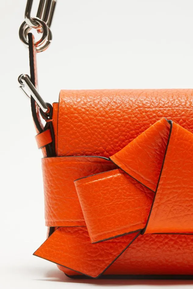 Acne Studios Musubi Shoulder Bag Bright Orange Men Bags Acne Studios Musubi Shoulder Bag Bright Orange Men Bags