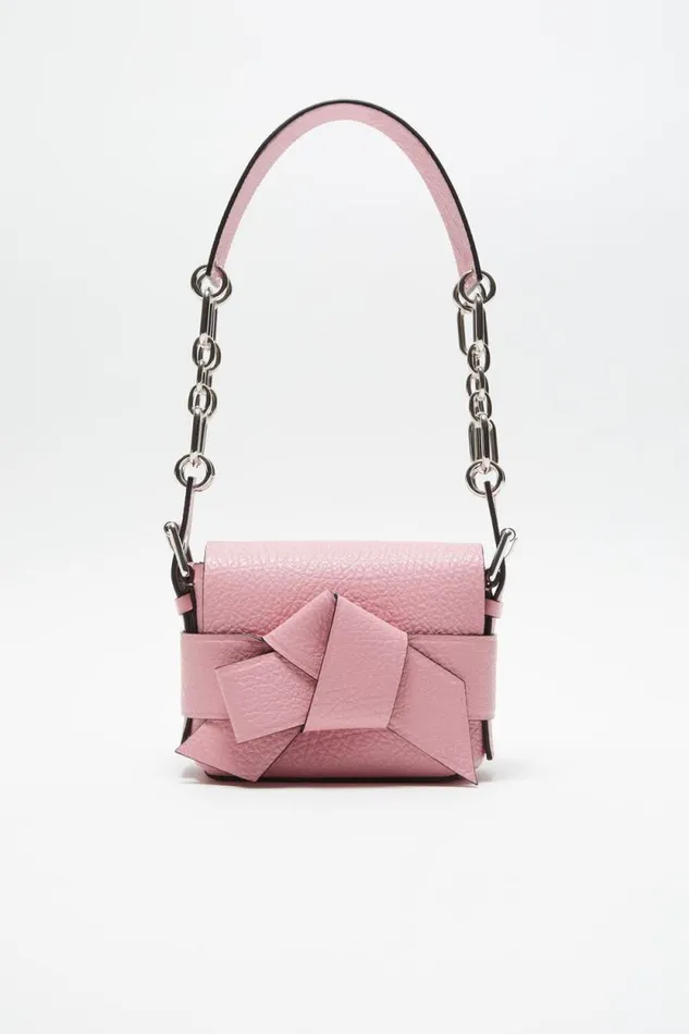 Acne Studios Musubi Shoulder Bag Rose Pink Men Bags