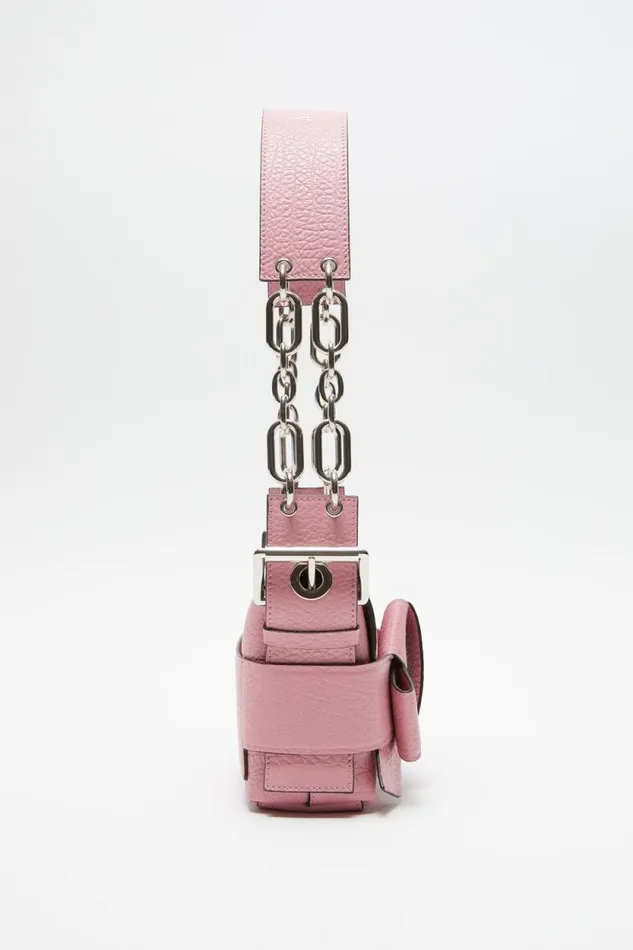 Acne Studios Musubi Shoulder Bag Rose Pink Men Bags Acne Studios Musubi Shoulder Bag Rose Pink Men Bags