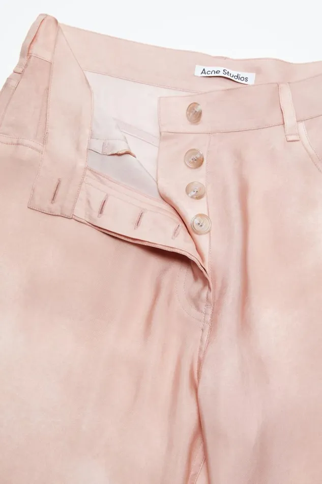 Acne Studios Printed Trousers Pale Pink Women Trousers Acne Studios Printed Trousers Pale Pink Women Trousers