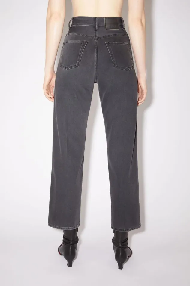 Acne Studios Relaxed Fit Jeans 1993 Dark Grey Women Jeans Acne Studios Relaxed Fit Jeans 1993 Dark Grey Women Jeans
