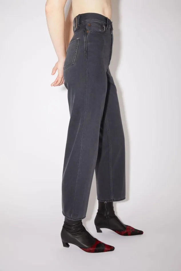 Acne Studios Relaxed Fit Jeans 1993 Dark Grey Women Jeans Acne Studios Relaxed Fit Jeans 1993 Dark Grey Women Jeans