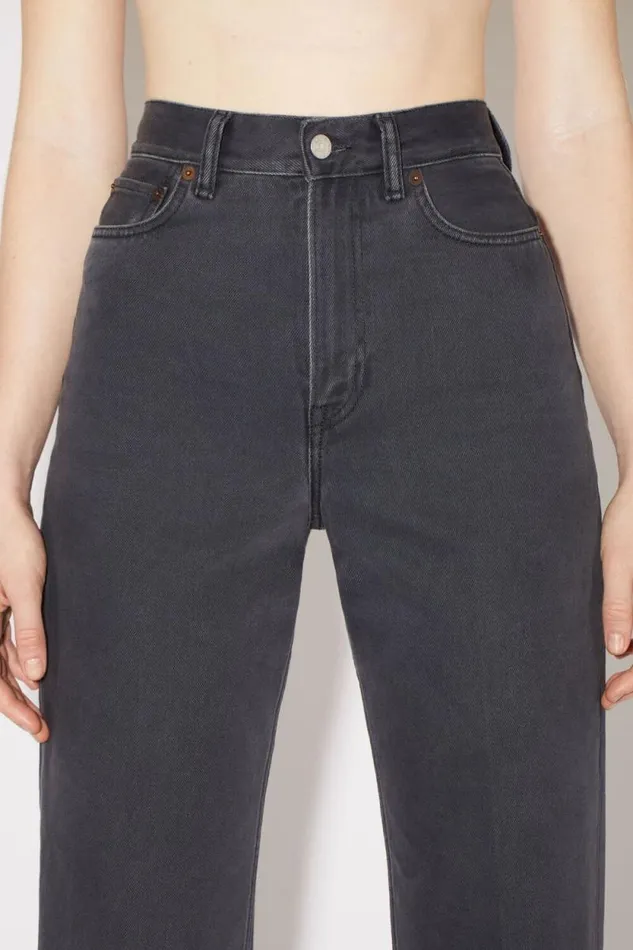Acne Studios Relaxed Fit Jeans 1993 Dark Grey Women Jeans Acne Studios Relaxed Fit Jeans 1993 Dark Grey Women Jeans