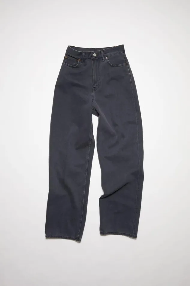 Acne Studios Relaxed Fit Jeans 1993 Dark Grey Women Jeans Acne Studios Relaxed Fit Jeans 1993 Dark Grey Women Jeans