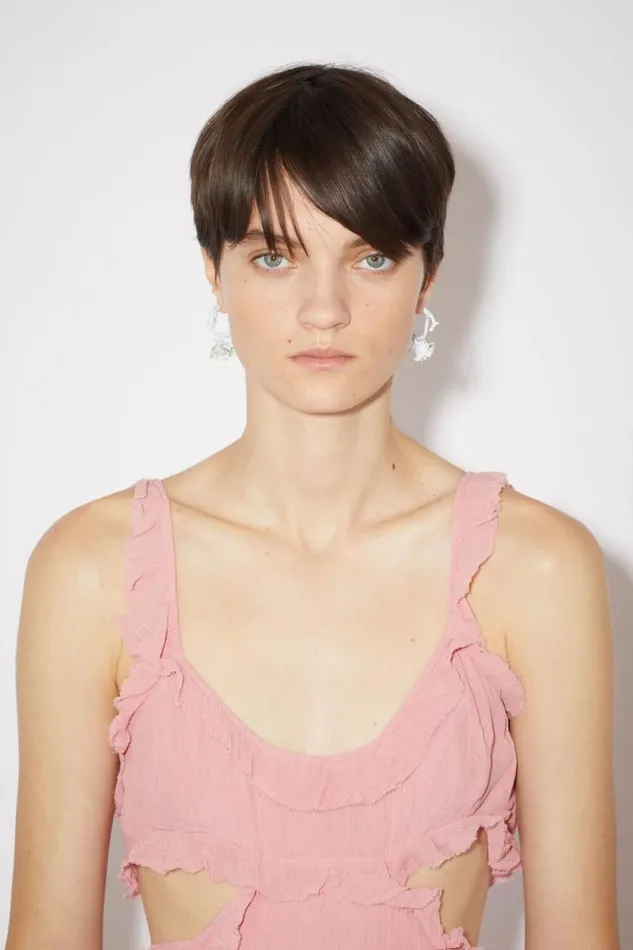 Acne Studios Roses Earrings White Women Jewellery Acne Studios Roses Earrings White Women Jewellery