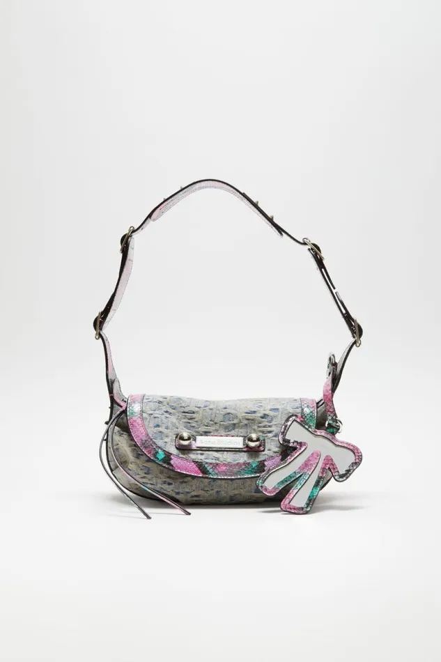 Acne Studios Shoulder Bag Light Bluepink Men Bags