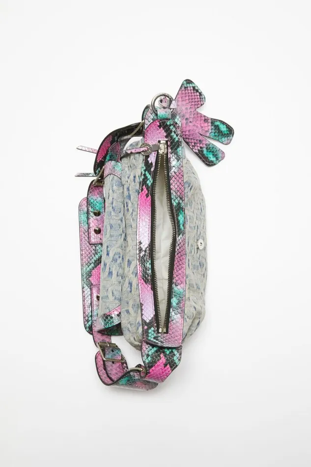 Acne Studios Shoulder Bag Light Bluepink Men Bags Acne Studios Shoulder Bag Light Bluepink Men Bags