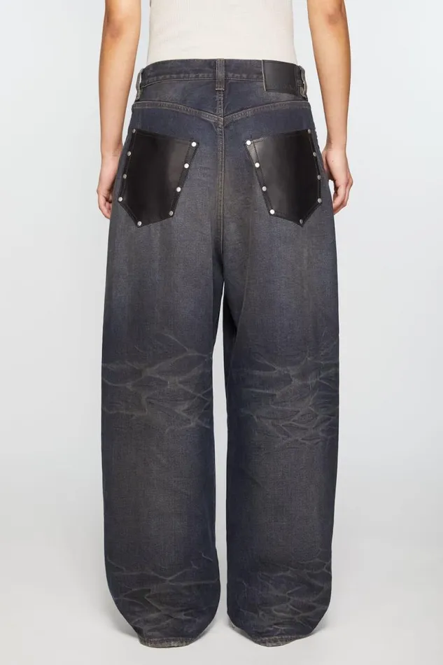 Acne Studios Super Baggy Fit Jeans 8211 2023F Dark Blue Women Jeans Acne Studios Super Baggy Fit Jeans 8211 2023F Dark Blue Women Jeans