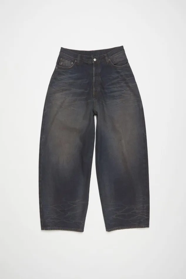 Acne Studios Super Baggy Fit Jeans 8211 2023F Dark Blue Women Jeans Acne Studios Super Baggy Fit Jeans 8211 2023F Dark Blue Women Jeans