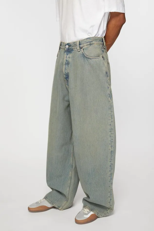 Acne Studios Super Baggy Fit Jeans 8211 2023M Bluebeige Men Jeans Acne Studios Super Baggy Fit Jeans 8211 2023M Bluebeige Men Jeans