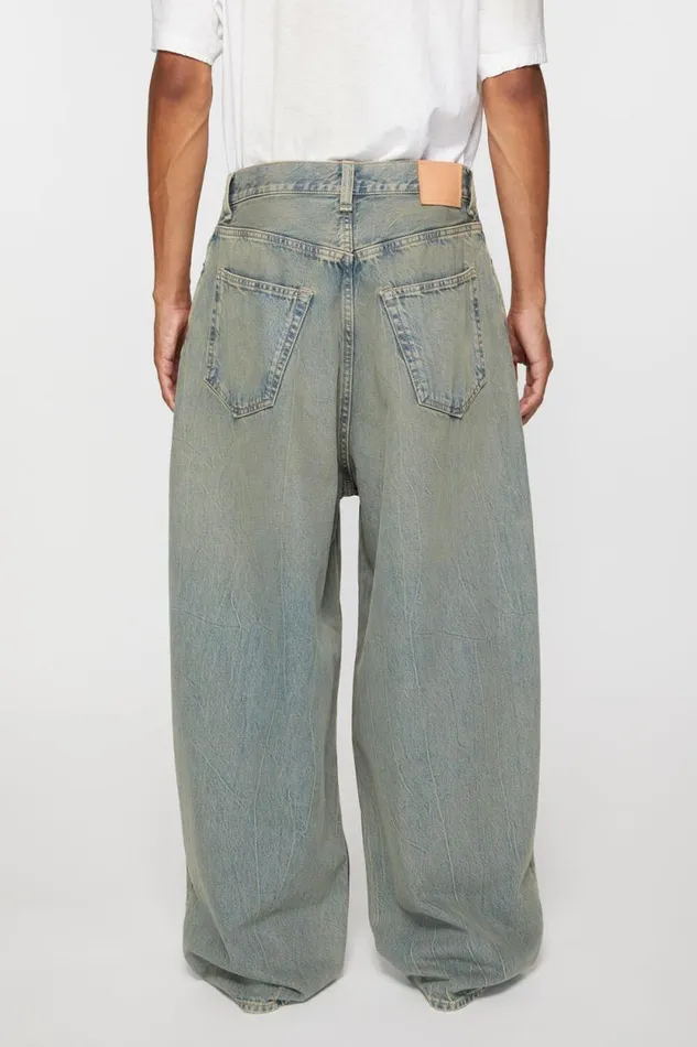 Acne Studios Super Baggy Fit Jeans 8211 2023M Bluebeige Men Jeans Acne Studios Super Baggy Fit Jeans 8211 2023M Bluebeige Men Jeans