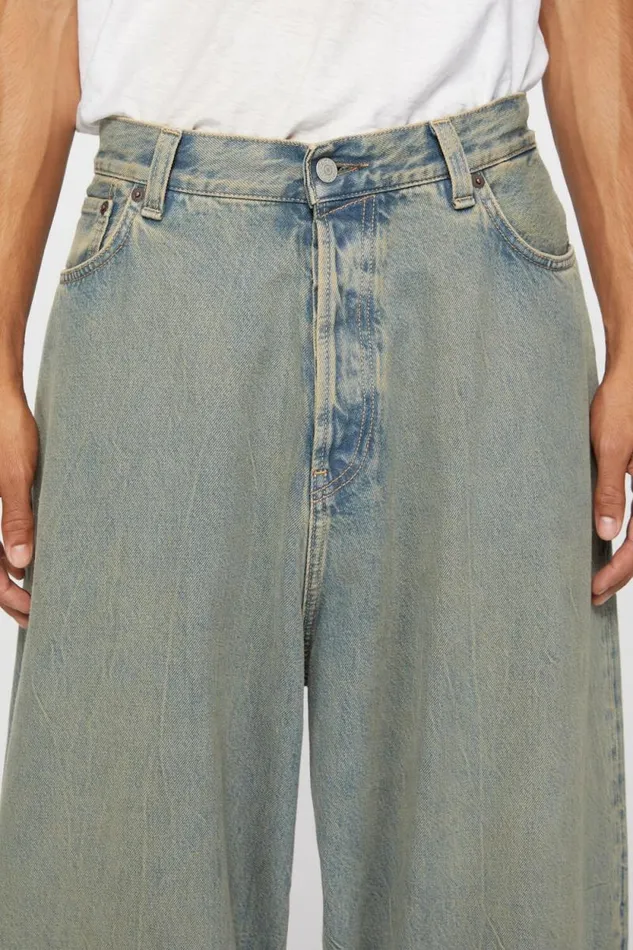 Acne Studios Super Baggy Fit Jeans 8211 2023M Bluebeige Men Jeans Acne Studios Super Baggy Fit Jeans 8211 2023M Bluebeige Men Jeans