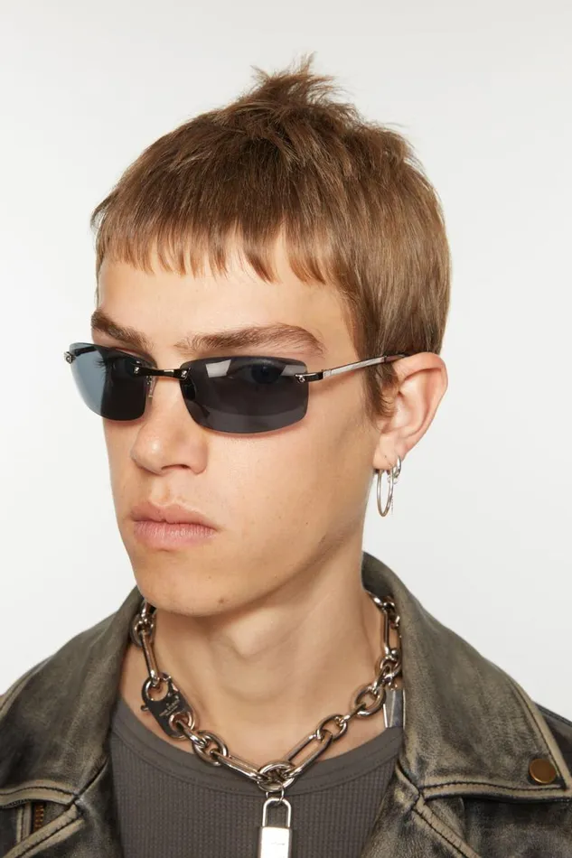 Acne Studios Tinted Sunglasses Black Men Eyewear Acne Studios Tinted Sunglasses Black Men Eyewear