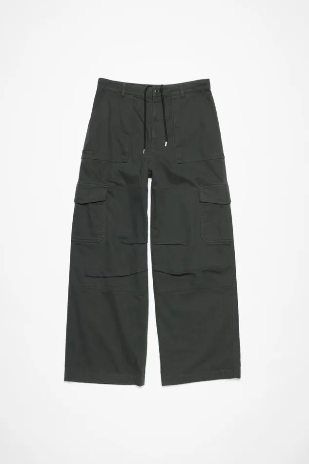 Acne Studios Twill Trousers Dark Grey Men Trousers Acne Studios Twill Trousers Dark Grey Men Trousers