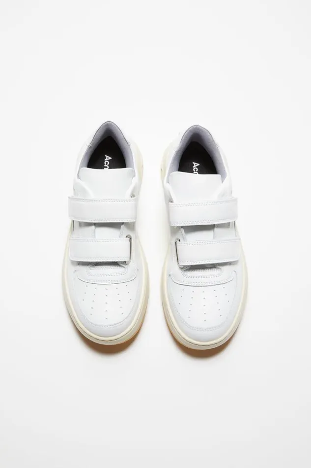 Acne Studios Velcro Strap Sneakers White Men Face Collection Acne Studios Velcro Strap Sneakers White Men Face Collection