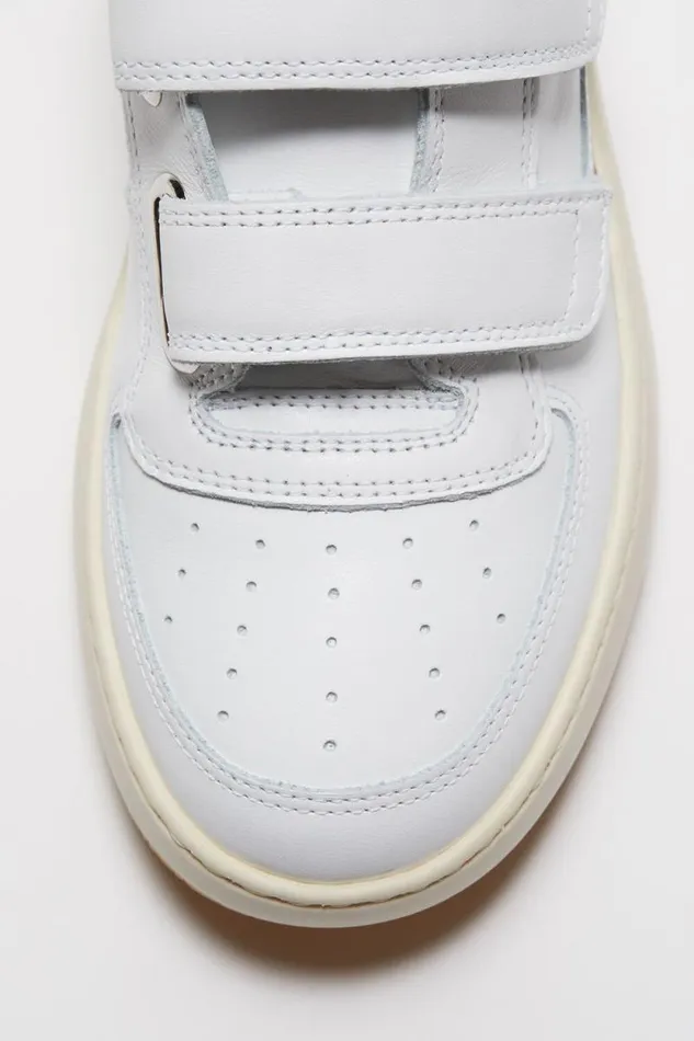 Acne Studios Velcro Strap Sneakers White Men Face Collection Acne Studios Velcro Strap Sneakers White Men Face Collection