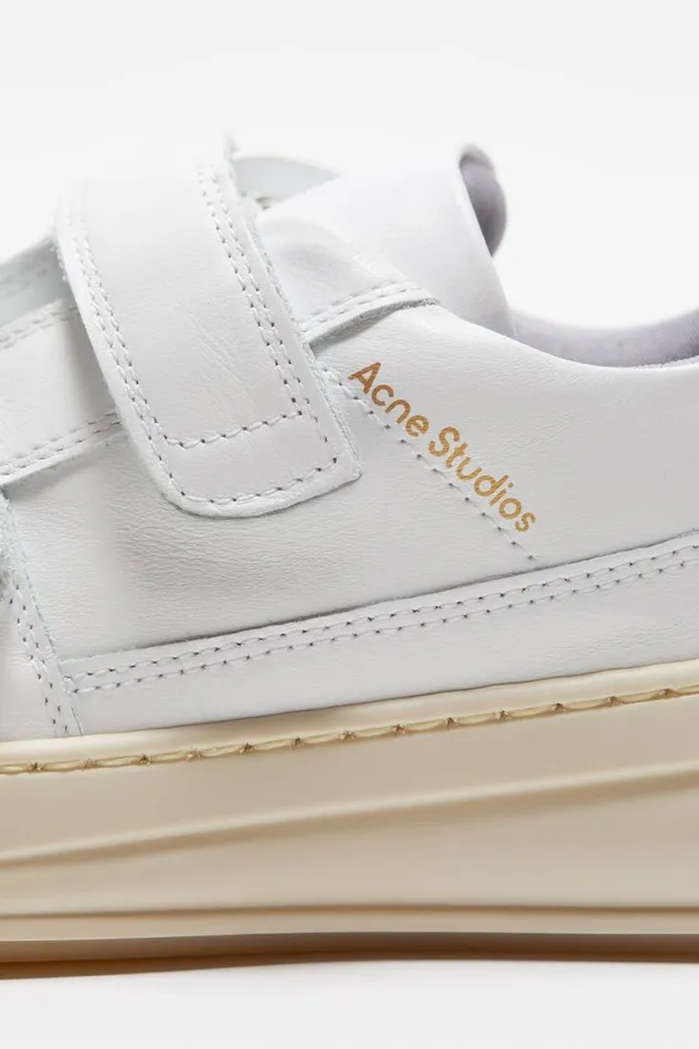 Acne Studios Velcro Strap Sneakers White Men Face Collection Acne Studios Velcro Strap Sneakers White Men Face Collection