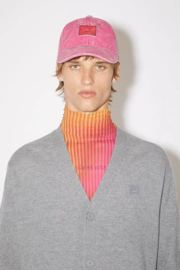 Acne Studios Wool Cardigan Grey Melange Women Knitwear Acne Studios Wool Cardigan Grey Melange Women Knitwear