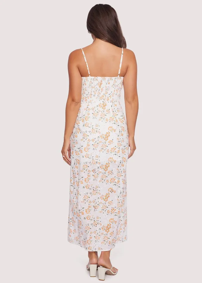 Acropolis Hills Maxi Dress Whiteorangefloral Women Lost Wander Dresses
