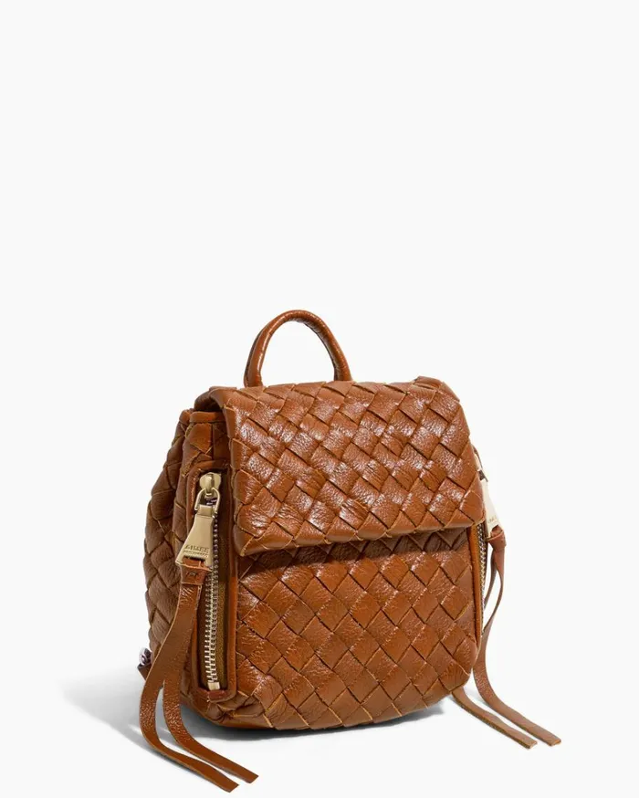 Aimee Kestenberg Backpacks Women Bali Mini Backpack Cinnamon Woven