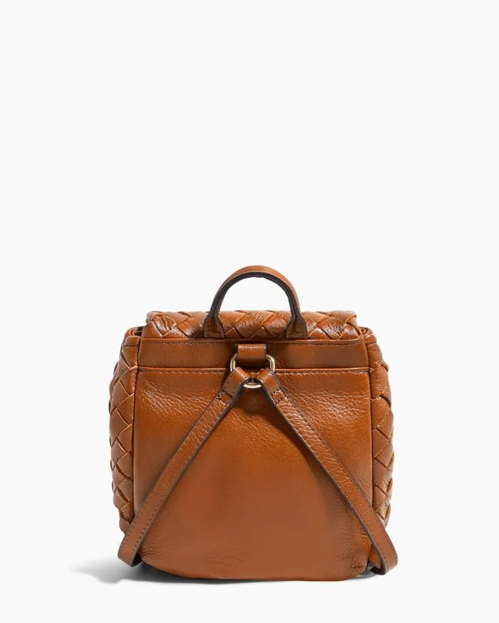 Aimee Kestenberg Backpacks Women Bali Mini Backpack Cinnamon Woven