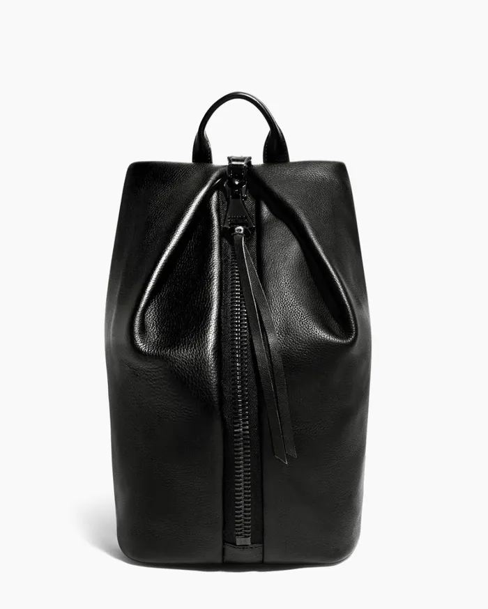 Aimee Kestenberg Backpacks Women Tamitha Backpack Black With Shiny Black Hardware