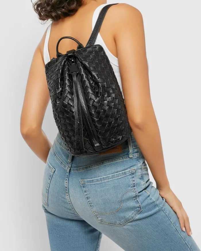 Aimee Kestenberg Backpacks Women Tamitha Mini Backpack Black Woven